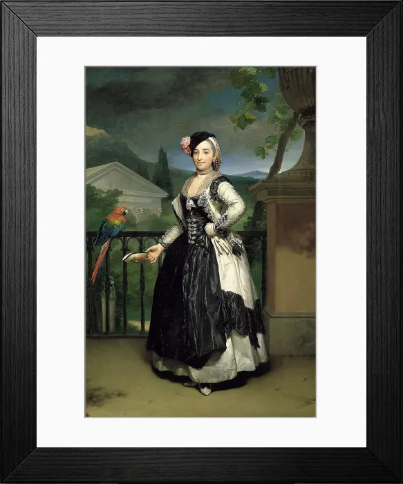 Framed Print : Portrait of Isabel Parreno Arce Ruiz de Alarcon y Valdes, Marchioness of Llano. Artist: Mengs, Anton Raphael (1728-1779) Framed Print : Portrait of Isabel Parreno Arce Ruiz de Alarcon y Valdes, Marchioness of Llano. Artist: Mengs, Anton Raphael (1728-1779)