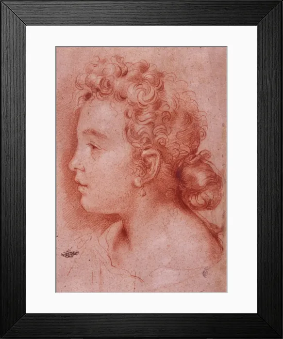 Framed Print : Portrait of Faustina Maratti. Artist: Maratta, Carlo (1625-1713) Framed Print : Portrait of Faustina Maratti. Artist: Maratta, Carlo (1625-1713)
