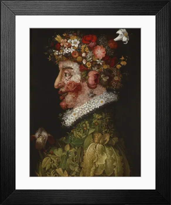 Framed Print : Spring (La Primavera). Artist: Arcimboldo, Giuseppe (1527-1593) Framed Print : Spring (La Primavera). Artist: Arcimboldo, Giuseppe (1527-1593)