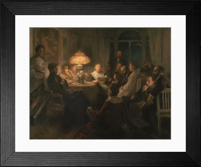 Framed Print : Friends. Artist: Pauli (Hirsch-Pauli), Hanna (1864-1940) Framed Print : Friends. Artist: Pauli (Hirsch-Pauli), Hanna (1864-1940)