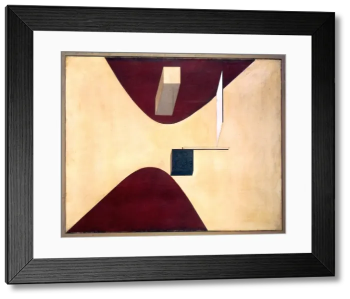 Framed Print : Proun P23, no. 6. Artist: Lissitzky, El (1890-1941)