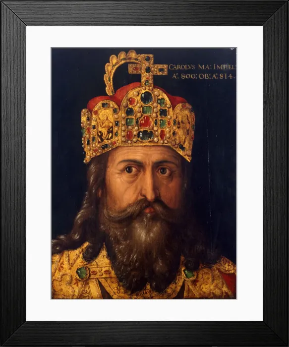 Framed Print : Charles the Great. Artist: Durer, Albrecht, (Workshop) Framed Print : Charles the Great. Artist: Durer, Albrecht, (Workshop)