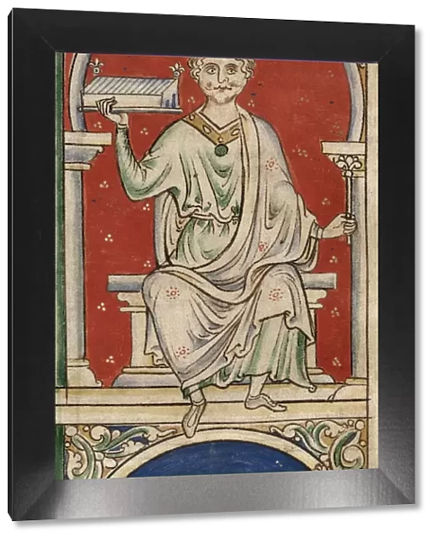 King William Rufus (From the Historia Anglorum, Chronica majora). Artist: Paris, Matthew (c. 1200-1259)