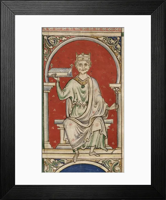Framed Print : King William Rufus (From the Historia Anglorum, Chronica majora). Artist: Paris, Matthew (c. 1200-1259) Framed Print : King William Rufus (From the Historia Anglorum, Chronica majora). Artist: Paris, Matthew (c. 1200-1259)