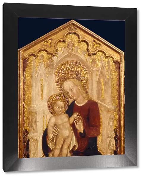 The Virgin and Child Enthroned. Artist: Moretti, Cristoforo (active 1451-1485)