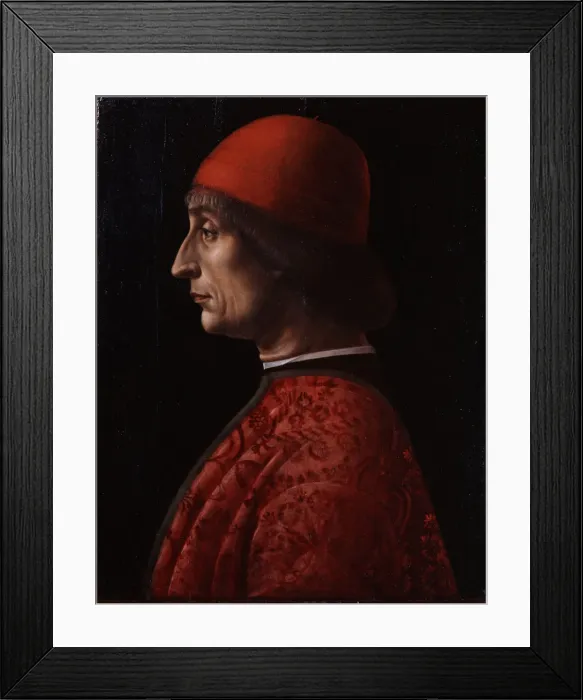 Framed Print : Portrait of Giovanni Francesco Brivio. Artist: Foppa, Vincenzo (active 1456-1516) Framed Print : Portrait of Giovanni Francesco Brivio. Artist: Foppa, Vincenzo (active 1456-1516)