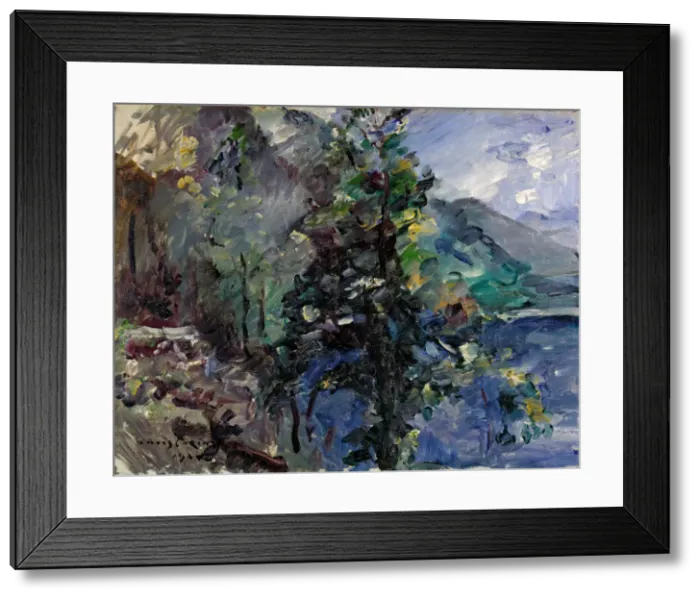 Framed Print : Jochberg at the lake of Walchensee. Artist: Corinth, Lovis (1858-1925) Framed Print : Jochberg at the lake of Walchensee. Artist: Corinth, Lovis (1858-1925)