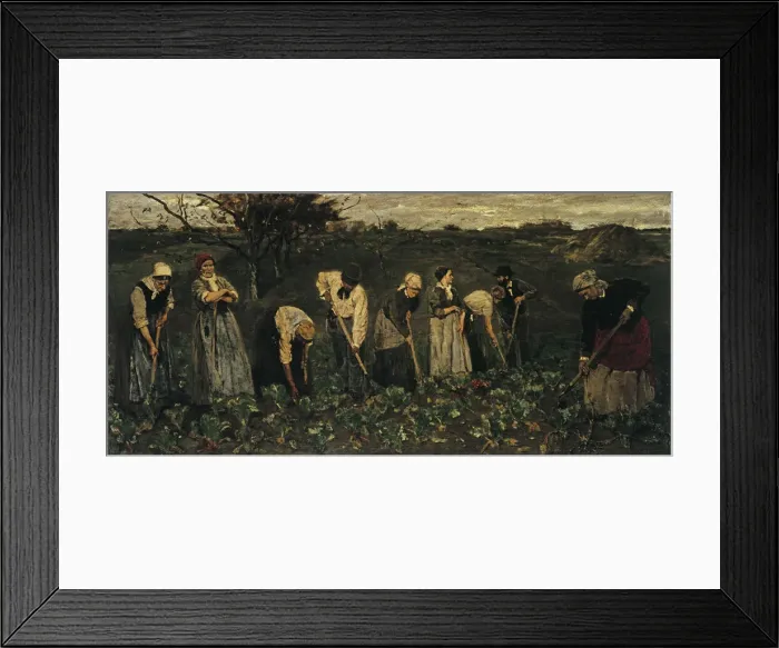 Framed Print : Workers on the beet field. Artist: Liebermann, Max (1847-1935) Framed Print : Workers on the beet field. Artist: Liebermann, Max (1847-1935)