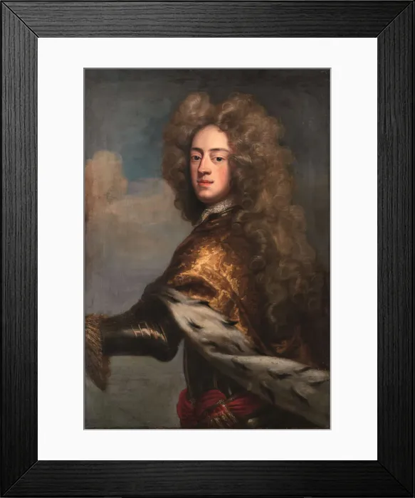 Framed Print : George II as Prince of Wales. Artist: Hirschmann, Johann Leonhard (1672-1750) Framed Print : George II as Prince of Wales. Artist: Hirschmann, Johann Leonhard (1672-1750)