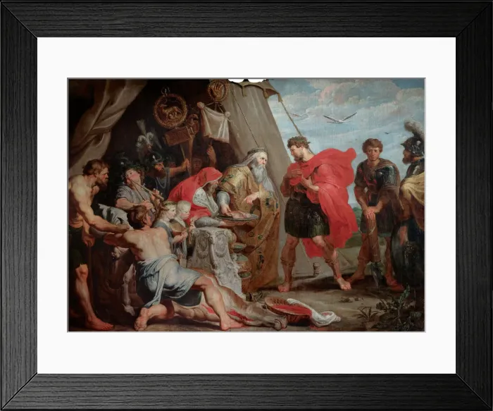 Framed Print : The Interpretation of the Victim. Artist: Rubens, Pieter Paul (1577-1640) Framed Print : The Interpretation of the Victim. Artist: Rubens, Pieter Paul (1577-1640)