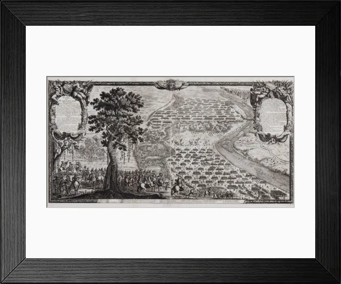 Framed Print : The Battle of Warsaw on July 1656. Artist: Dahlberg, Erik (1625-1703) Framed Print : The Battle of Warsaw on July 1656. Artist: Dahlberg, Erik (1625-1703)