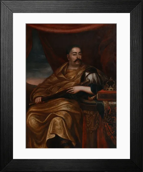 Framed Print : Portrait of John III Sobieski (1629-1696), King of Poland and Grand Duke of Lithuania. Artist: Tricius, Jan (ca 1620-ca 1692) Framed Print : Portrait of John III Sobieski (1629-1696), King of Poland and Grand Duke of Lithuania. Artist: Tricius, Jan (ca 1620-ca 1692)