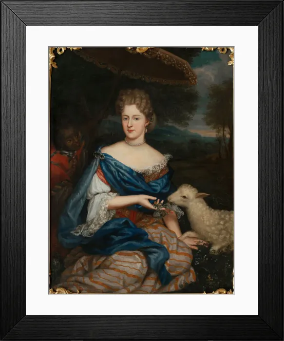 Framed Print : Portrait of Maria Karolina Sobieska (1697-1740). Artist: Anonymous Framed Print : Portrait of Maria Karolina Sobieska (1697-1740). Artist: Anonymous