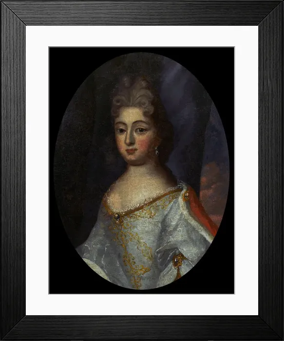 Framed Print : Portrait of Theresa Kunegunda Sobieska (1676-1730). Artist: Anonymous Framed Print : Portrait of Theresa Kunegunda Sobieska (1676-1730). Artist: Anonymous