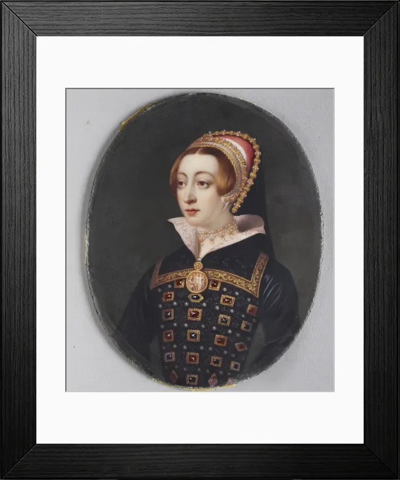 Framed Print : Anne Boleyn. Artist: Bone, Henry Pierce (1779-1855) Framed Print : Anne Boleyn. Artist: Bone, Henry Pierce (1779-1855)