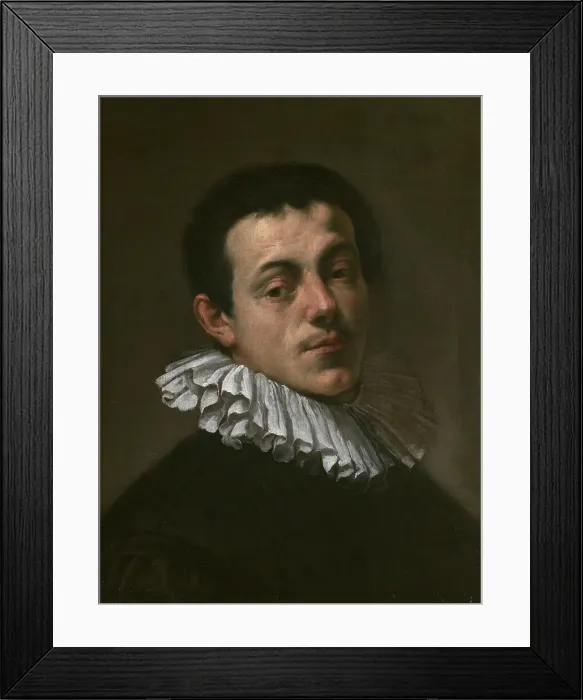 Framed Print : Portrait of Joseph Heintz the Elder (1564-1609). Artist: Aachen, Hans von (1552-1615) Framed Print : Portrait of Joseph Heintz the Elder (1564-1609). Artist: Aachen, Hans von (1552-1615)