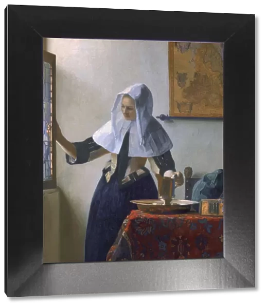 Young Woman with a Water Pitcher. Artist: Vermeer, Jan (Johannes) (1632-1675)