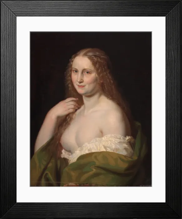 Framed Print : Josephine. Artist: Manes, Josef (1820-1871) Framed Print : Josephine. Artist: Manes, Josef (1820-1871)