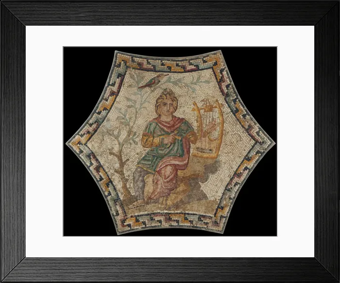 Framed Print : Orpheus. Artist: Antique Art Framed Print : Orpheus. Artist: Antique Art