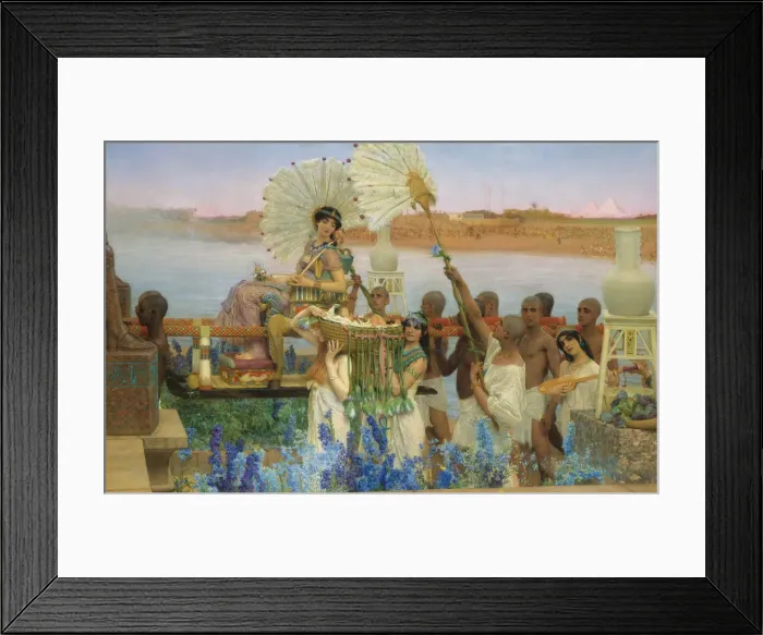 Framed Print : The Finding of Moses. Artist: Alma-Tadema, Sir Lawrence (1836-1912) Framed Print : The Finding of Moses. Artist: Alma-Tadema, Sir Lawrence (1836-1912)