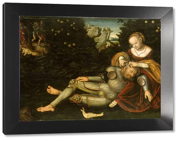 Samson and Delilah. Artist: Cranach, Lucas, the Younger (1515-1586)