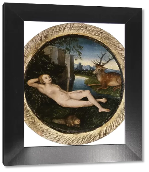 The Nymph of the spring. Artist: Cranach, Lucas, the Elder (1472-1553)
