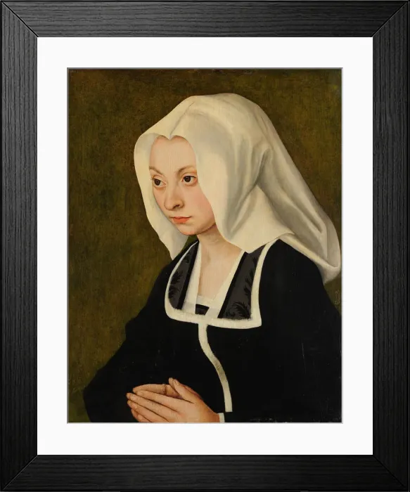 Framed Print : Portrait of a woman. Artist: Cranach, Lucas, the Elder (1472-1553) Framed Print : Portrait of a woman. Artist: Cranach, Lucas, the Elder (1472-1553)