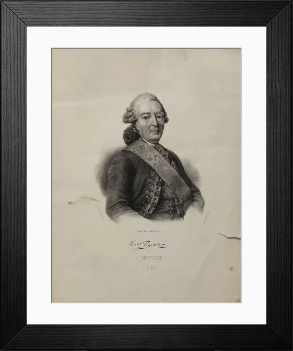 Framed Print : Portrait of Ivan Ivanovich Betskoi (1704-1795). Artist: Borel, Pyotr Fyodorovich (1829-1898) Framed Print : Portrait of Ivan Ivanovich Betskoi (1704-1795). Artist: Borel, Pyotr Fyodorovich (1829-1898)