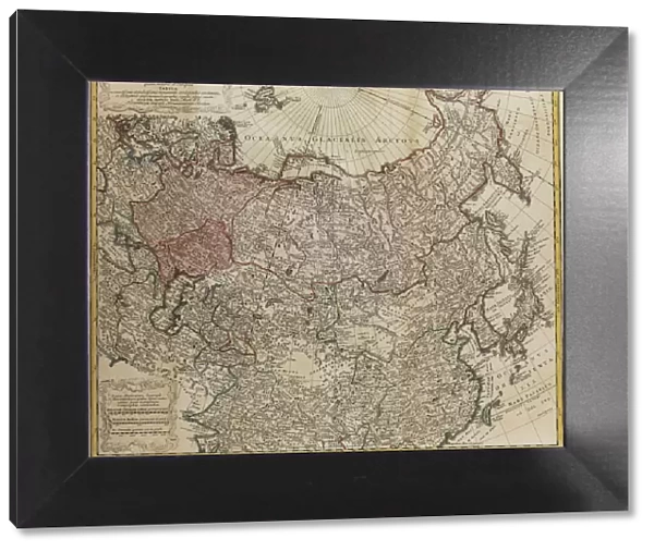 Map of Russia (From: Imperii Russici et Tartariae universae tam majoris et Asiaticae quam minoris et Artist: Hase, Johann Matthias (1684-1742)