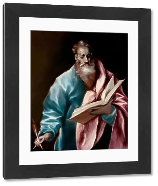 Saint Matthew the Evangelist. Artist: El Greco, Dominico (1541-1614)