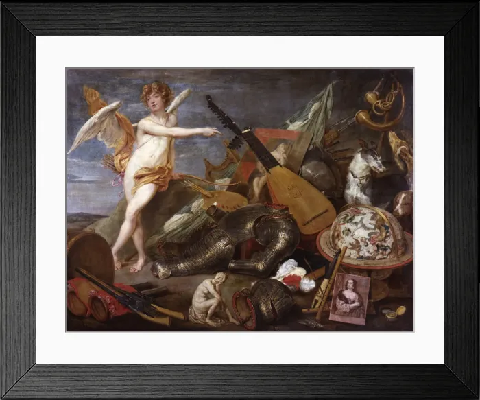 Framed Print : Triumph of Love and Beauty. Artist: Willeboirts (Bosschaert), Thomas (1613-1654)