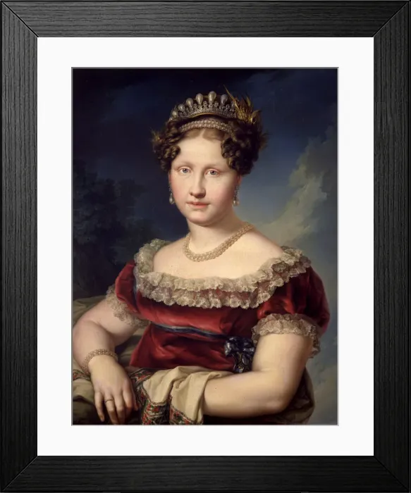 Framed Print : Princess Luisa Carlotta of Naples and Sicily (1804-1844). Artist: Lopez Portana, Vicente (1772-1850) Framed Print : Princess Luisa Carlotta of Naples and Sicily (1804-1844). Artist: Lopez Portana, Vicente (1772-1850)