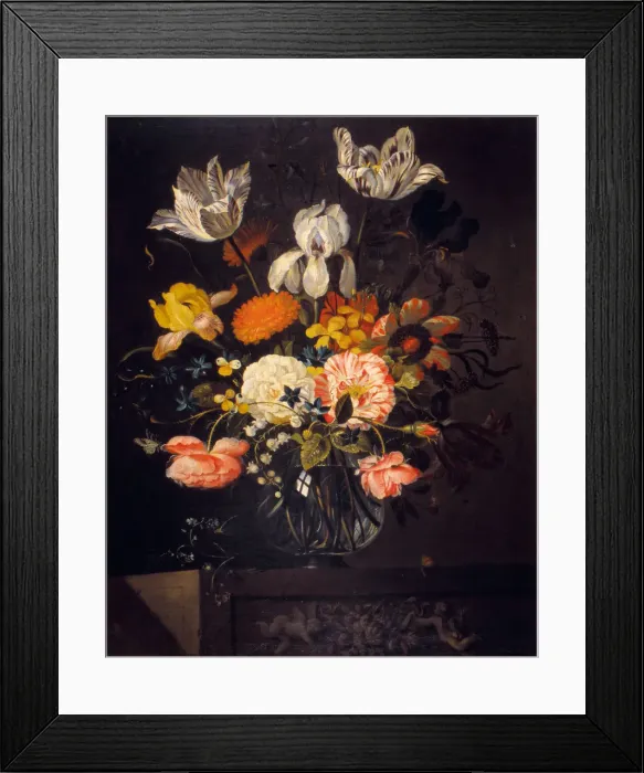 Framed Print : Still-Life with Flowers. Artist: Marrel, Jacob (1614-1681) Framed Print : Still-Life with Flowers. Artist: Marrel, Jacob (1614-1681)