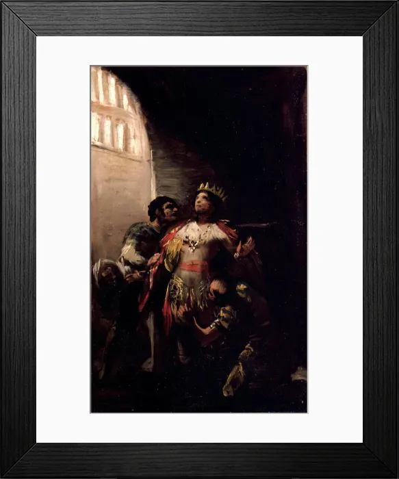 Framed Print : Saint Hermenegild in Prision. Artist: Goya, Francisco, de (1746-1828) Framed Print : Saint Hermenegild in Prision. Artist: Goya, Francisco, de (1746-1828)