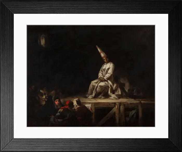 Framed Print : Auto-da-fe. Artist: Lucas Velazquez, Eugenio (1817-1870) Framed Print : Auto-da-fe. Artist: Lucas Velazquez, Eugenio (1817-1870)