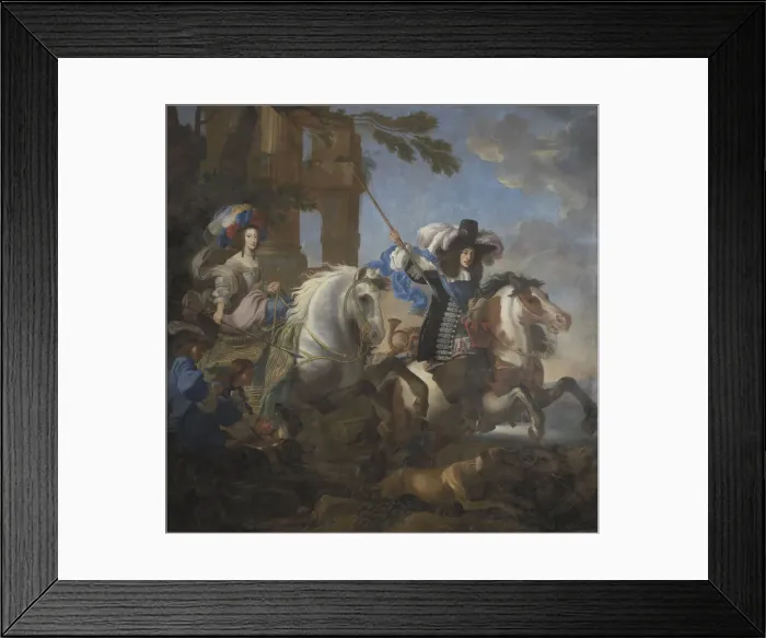 Framed Print : Ferdinand Maria, Elector of Bavaria and Henriette Adelaide of Savoy. Artist: Miel, Jan (1599-1664) Framed Print : Ferdinand Maria, Elector of Bavaria and Henriette Adelaide of Savoy. Artist: Miel, Jan (1599-1664)