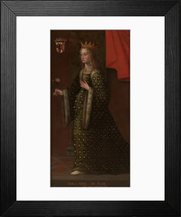 Framed Print : Adelaide of Susa, wife of Otto of Savoy. Artist: Anonymous Framed Print : Adelaide of Susa, wife of Otto of Savoy. Artist: Anonymous