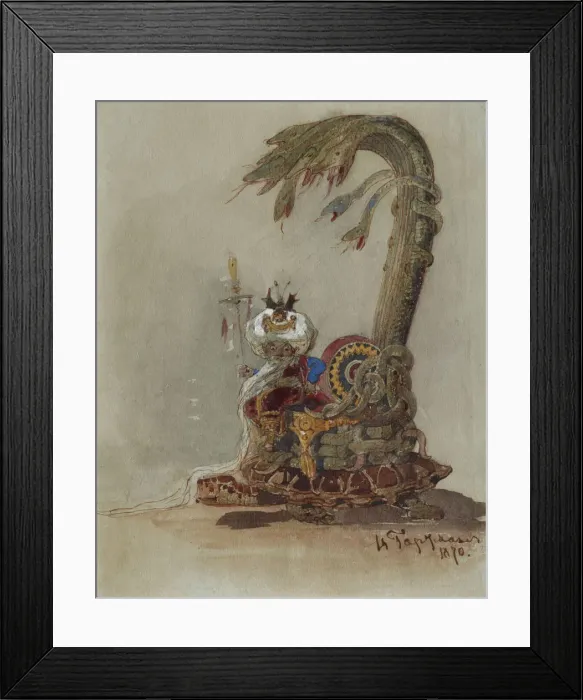 Framed Print : Stage design for the opera Ruslan and Lyudmila by M. Glinka. Artist: Hartmann, Viktor Alexandrovich (1834-1873) Framed Print : Stage design for the opera Ruslan and Lyudmila by M. Glinka. Artist: Hartmann, Viktor Alexandrovich (1834-1873)