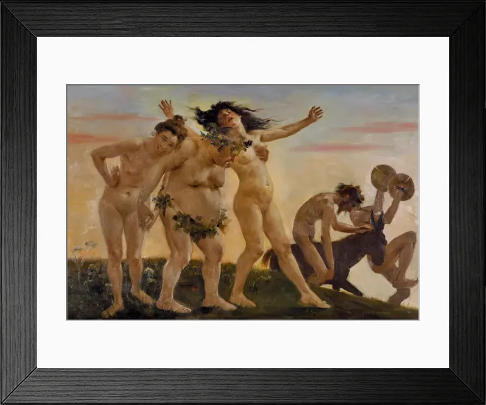 Framed Print : Homecoming Bacchantes. Artist: Corinth, Lovis (1858-1925) Framed Print : Homecoming Bacchantes. Artist: Corinth, Lovis (1858-1925)