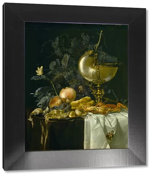 Still-Life with Nautilus Cup. Artist: Aelst, Willem, van (1625- after 1683)
