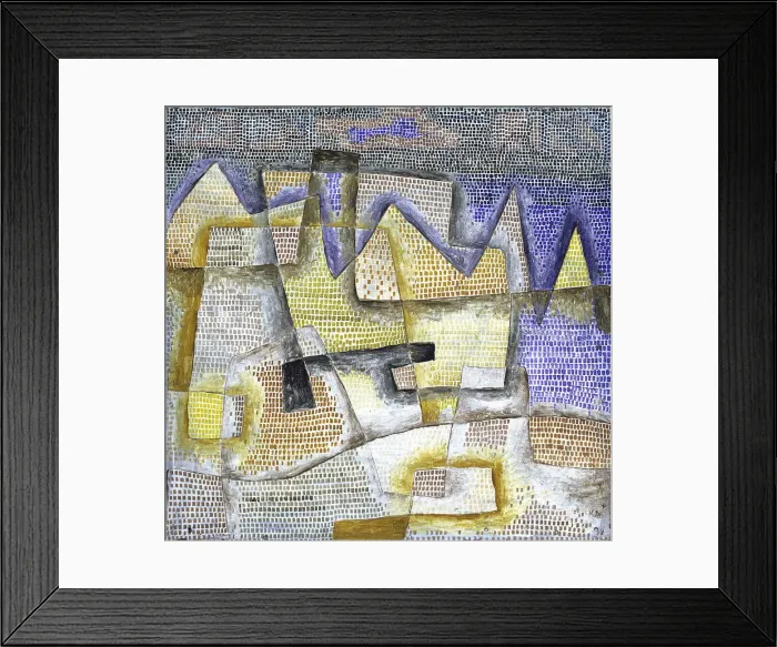 Framed Print : Rocky Coast. Artist: Klee, Paul (1879-1940) Framed Print : Rocky Coast. Artist: Klee, Paul (1879-1940)