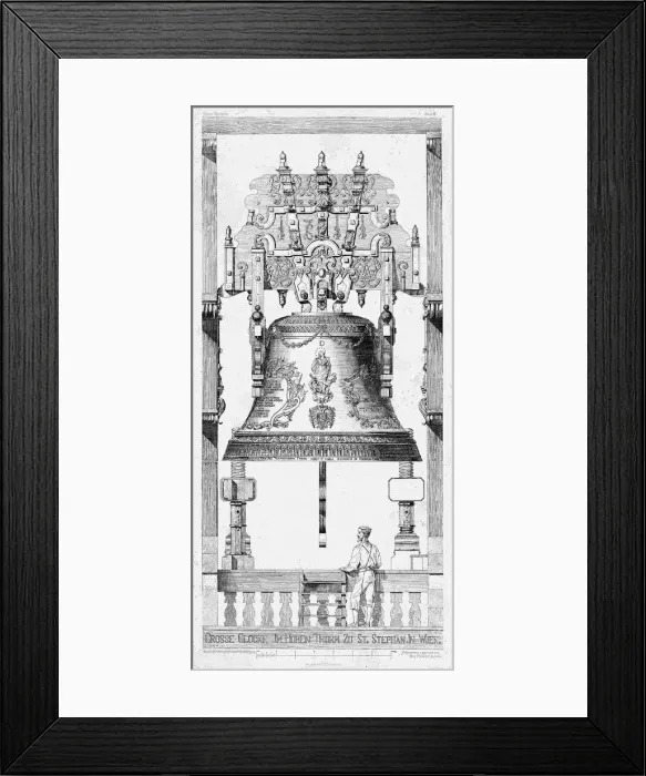 Framed Print : The Pummerin I. Artist: Fleischer, Max (1841-1905) Framed Print : The Pummerin I. Artist: Fleischer, Max (1841-1905)