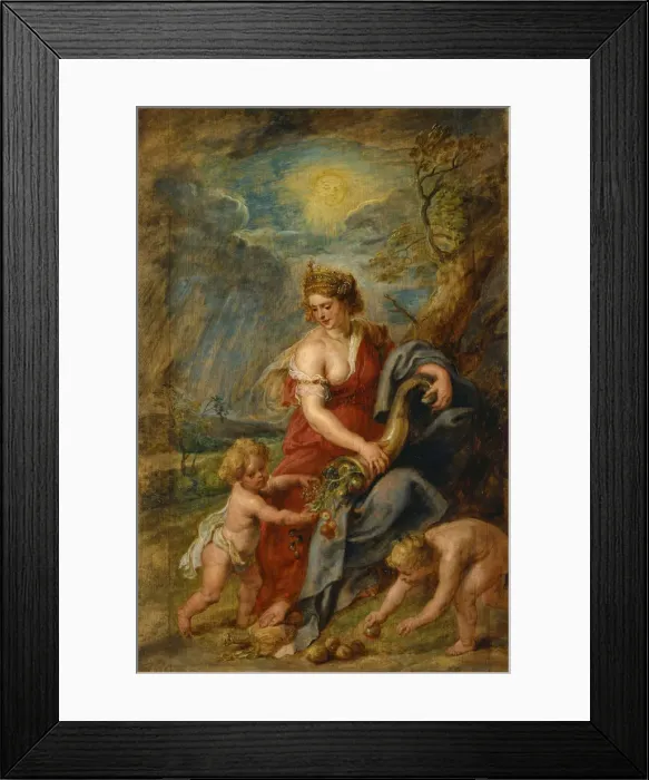 Framed Print : Abundance (Abundantia). Artist: Rubens, Pieter Paul (1577-1640) Framed Print : Abundance (Abundantia). Artist: Rubens, Pieter Paul (1577-1640)