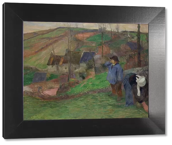 Landscape in Brittany. Artist: Gauguin, Paul Eugene Henri (1848-1903)