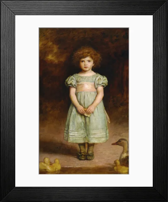 Framed Print : Ducklings. Artist: Millais, John Everett (1829-1896) Framed Print : Ducklings. Artist: Millais, John Everett (1829-1896)