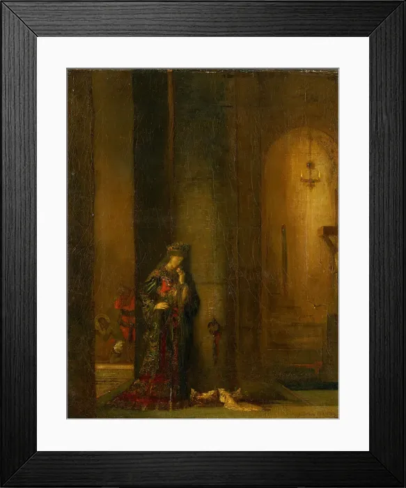Framed Print : Salome at the Prison. Artist: Moreau, Gustave (1826-1898) Framed Print : Salome at the Prison. Artist: Moreau, Gustave (1826-1898)