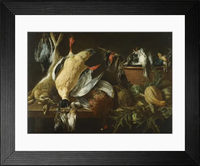 Framed Print : Games and Vegetables. Artist: Utrecht, Adriaen van (1599-1652) Framed Print : Games and Vegetables. Artist: Utrecht, Adriaen van (1599-1652)