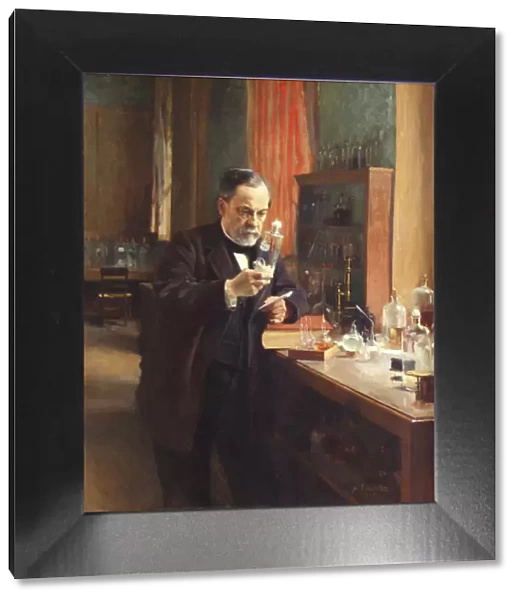 Louis Pasteur. Artist: Edelfelt, Albert Gustaf Aristides (1854-1905)