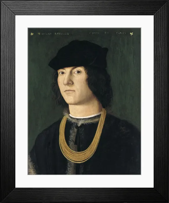 Framed Print : Portrait of Tommaso Raimondi. Artist: Aspertini, Amico (1474-1552) Framed Print : Portrait of Tommaso Raimondi. Artist: Aspertini, Amico (1474-1552)