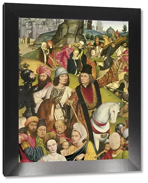 Saint Veronica and a Group of Knights. Artist: Baegert, Derick (ca 1440-after 1502)